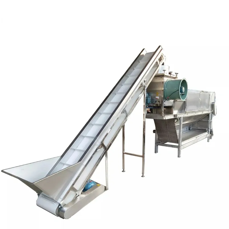 Mesin pengupas bawang putih automatik